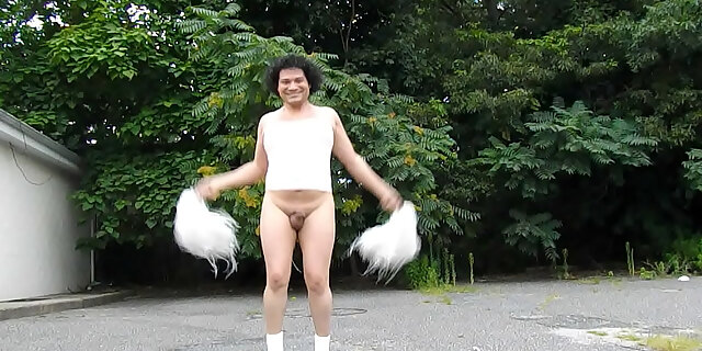 ass,dancing,small dick,small tits